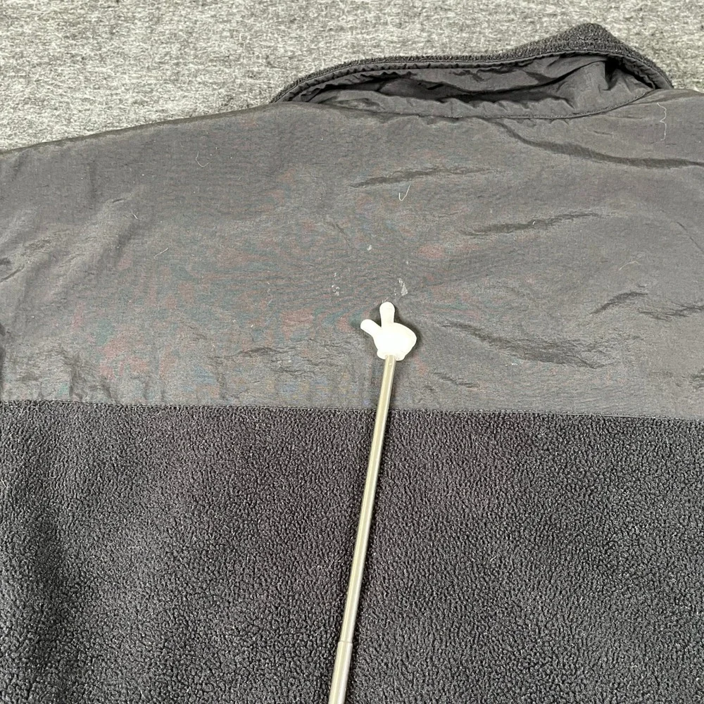 The North Face Polartec Denali Fleece Jacket Mens 2XL Black Full Zip Winter Wear